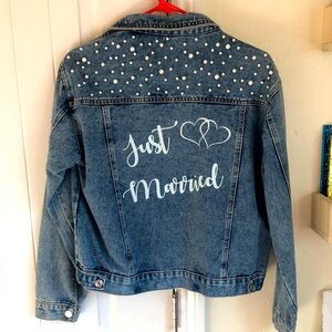 Bridal jean jacket